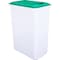 Hardware Resources White 35 Quart Plastic Waste Container CAN-35W - alternate 2